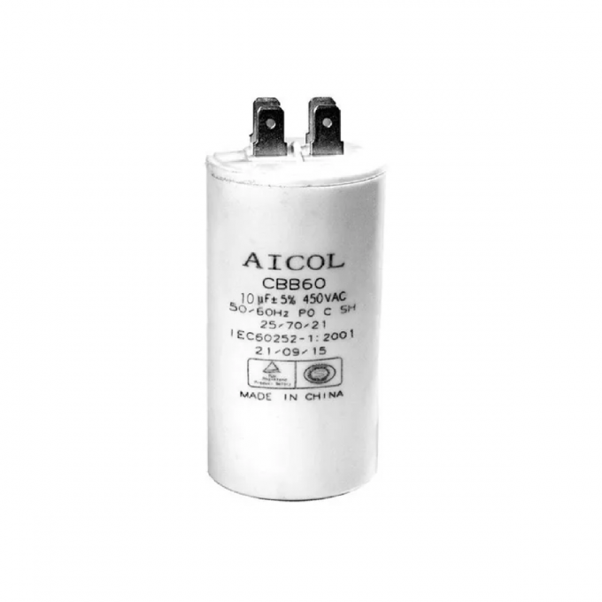 CAPACITOR MONOFASICO 400 450VCA MKP 10MF AICOL EPCOS