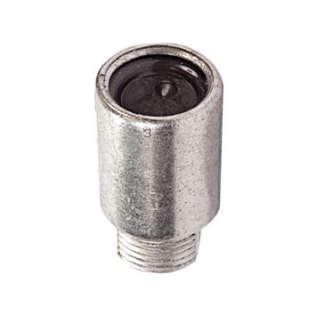 Accesorio conector p/caja standard exterior rosca gas p/caño galvanizado diámetro 1/2 // 3/4 // 1 y 1/2 // 2p