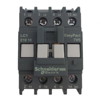 Contactor 18A 3P 24VCA 50/60HZ Auxiliar NA LC1E1810B7  - Línea TVS